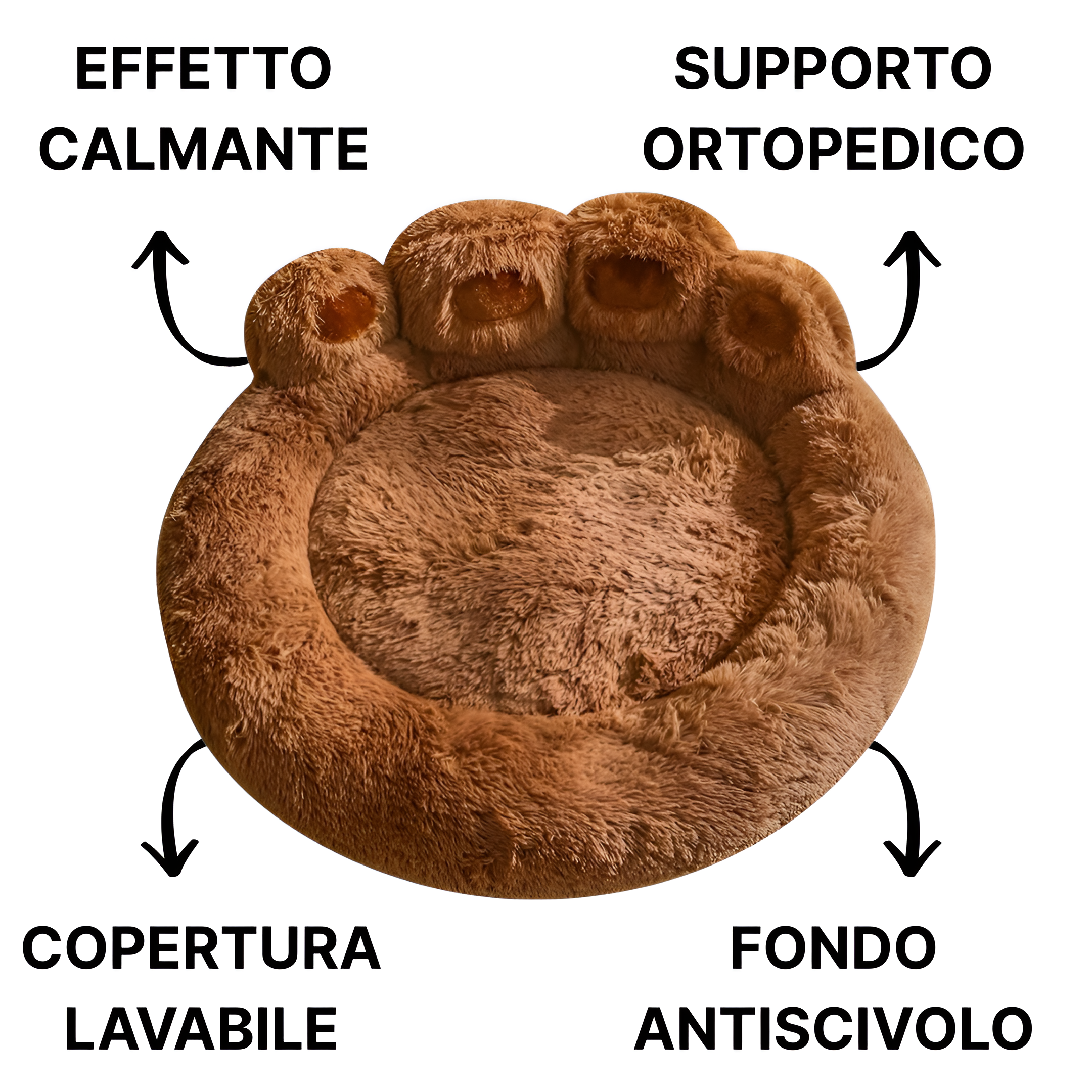ZAMPA™ | Cuccia Morbida e Antistress